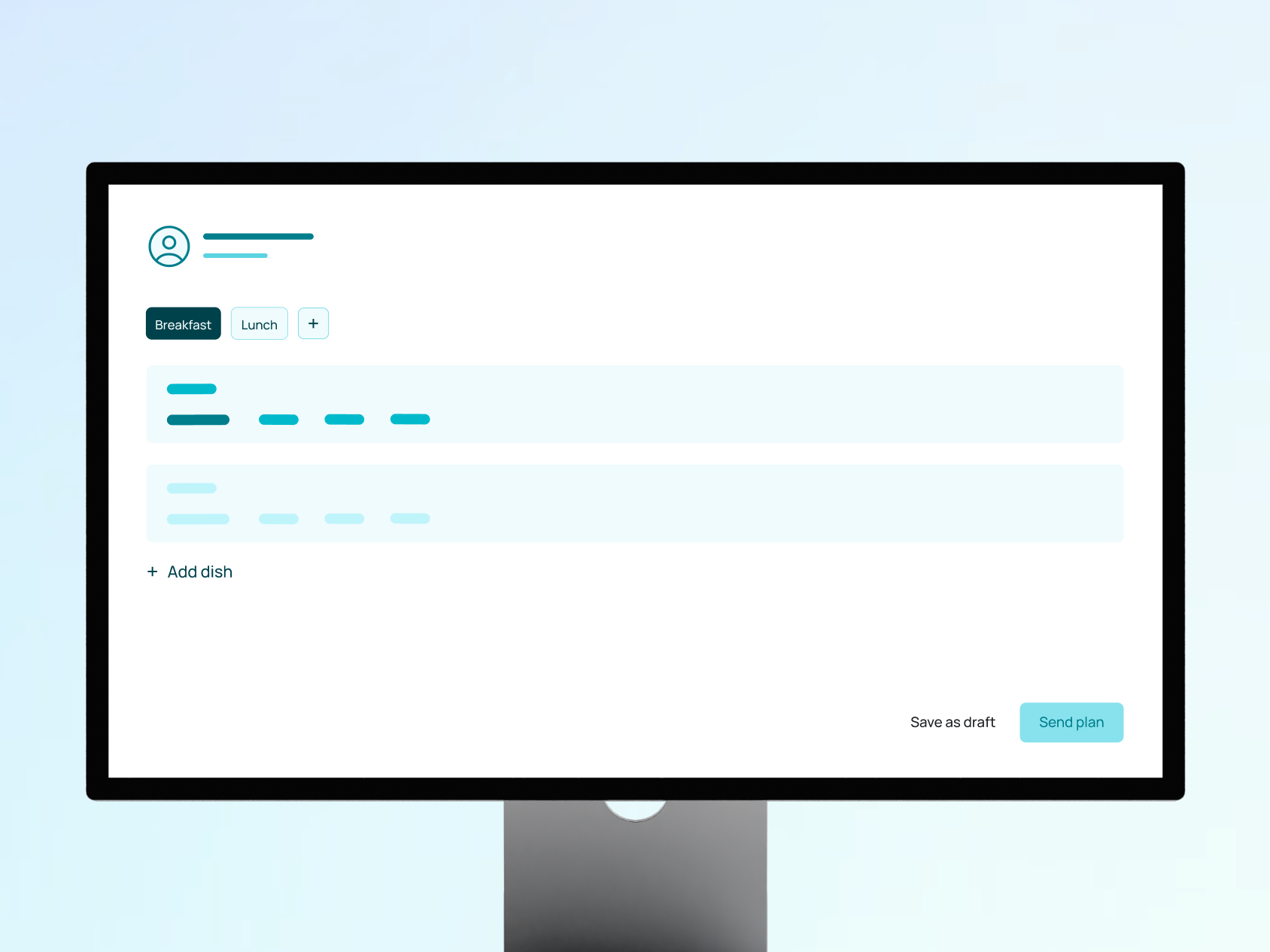 Create personalized meal plans