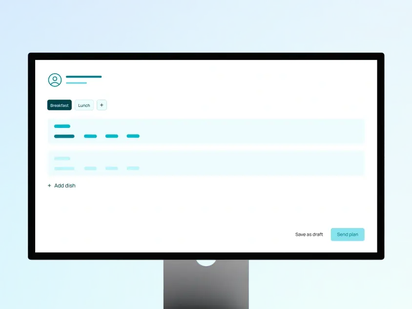 Create personalized meal plans